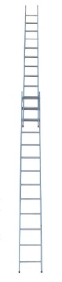Лестница алюминиевая 2-секционная универсальная 4 ступ. (2х4) Хобби