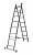 Лестница алюминиевая 2-секционная универсальная 5 ступ. (2х5) Стандарт